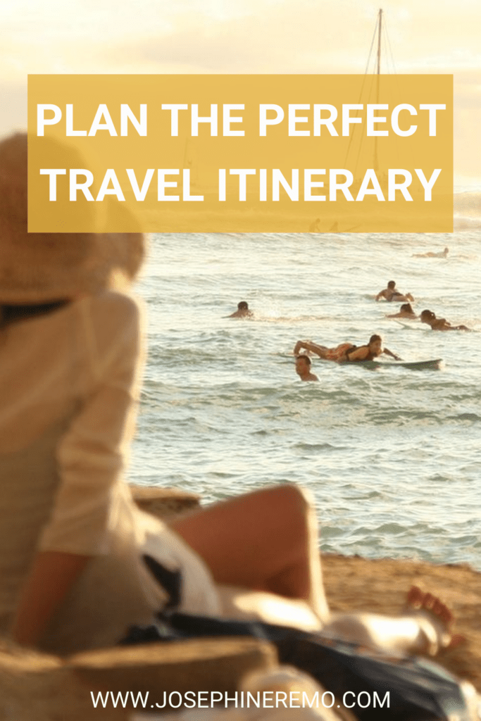 Travel itinerary