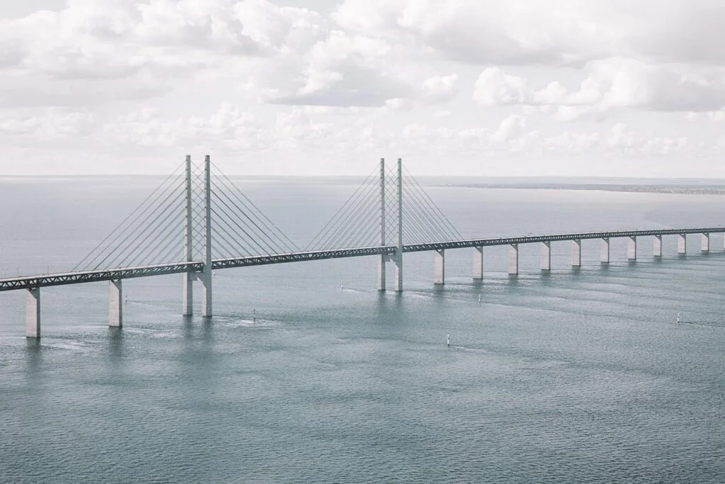 Bridge from Copenhagen to Sweden