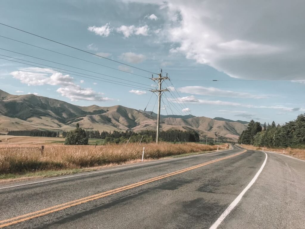 road and views NZ