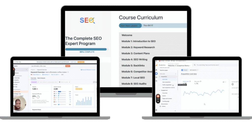 learn by doing real seo work